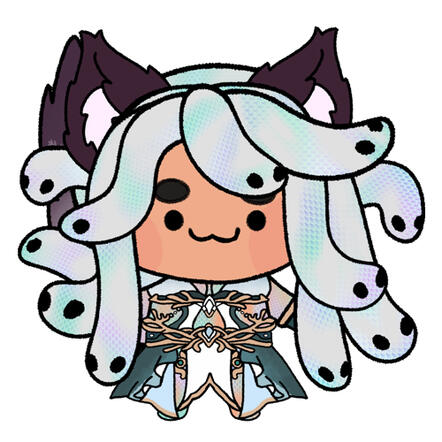 Crayon Scuff Chibi by Wolfie Taurus